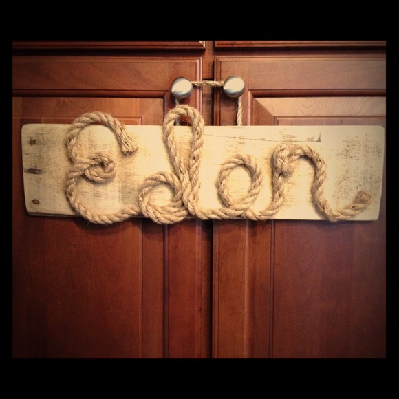 Custom rope name/word signs - Picture 2 of 5